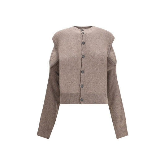 ALAINPAUL Brown Cashmere Cardigan