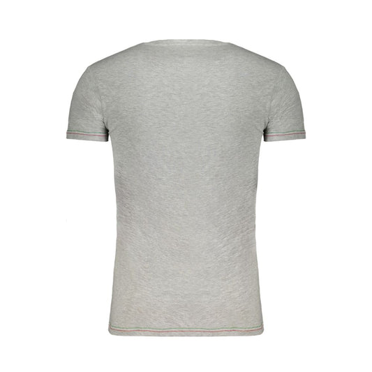 Aeronautica Militare Gray Cotton T-Shirt