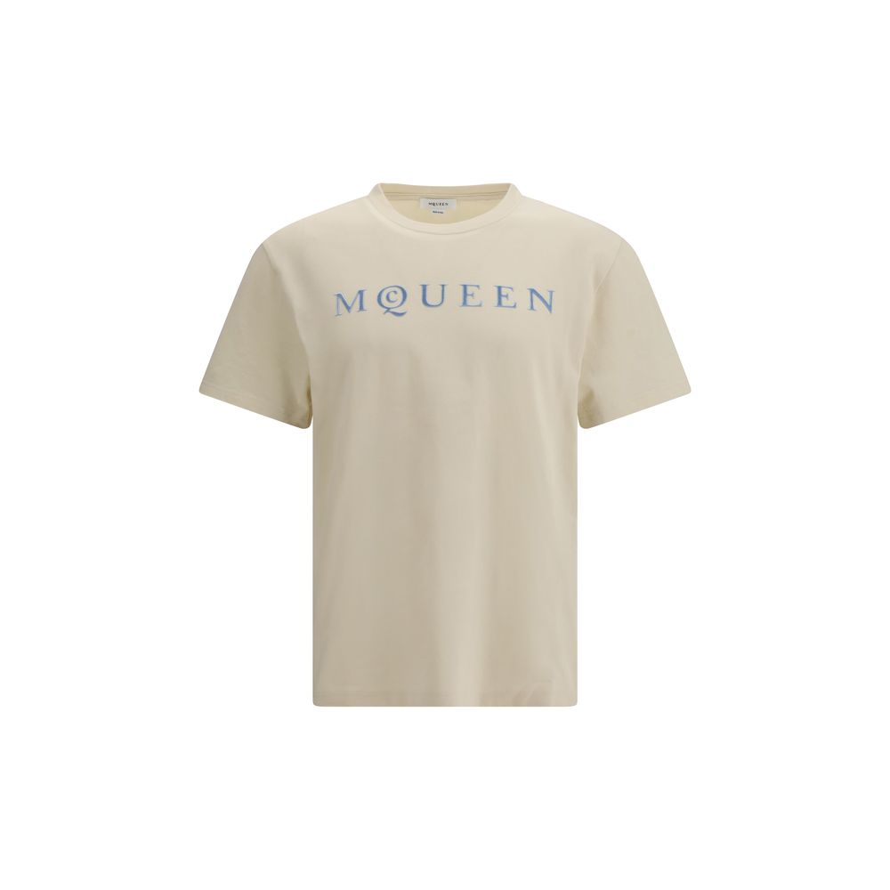 Alexander McQueen Cream Cotton T-Shirt