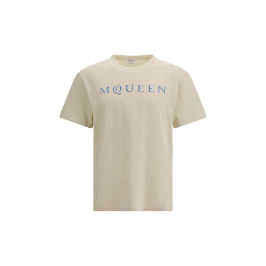 Alexander McQueen Cream Cotton T-Shirt
