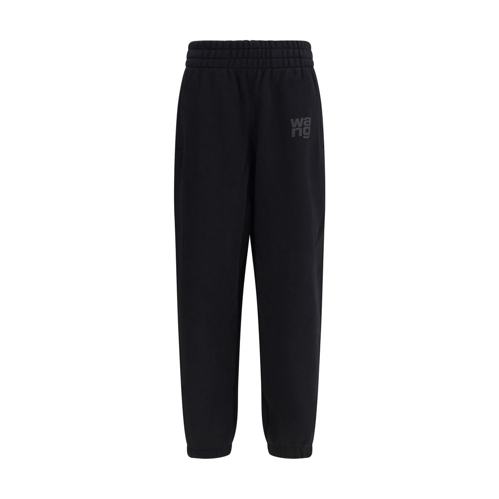 Alexander Wang Puff-Print Logo Sweatpants