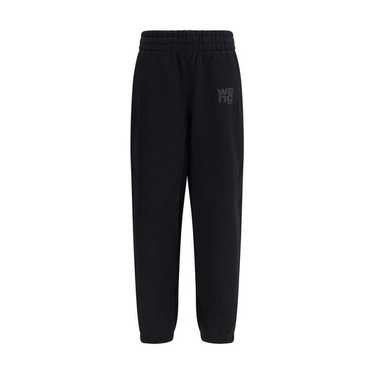 Alexander Wang Puff-Print Logo Sweatpants