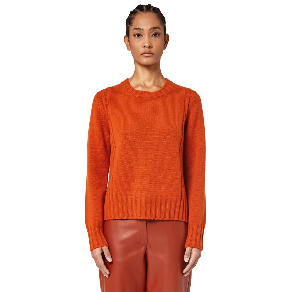 Alpha Studio Orange Cashmere Sweater