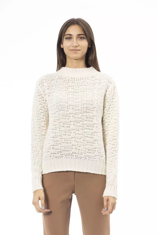 Alpha Studio White Polyamide Women Sweater