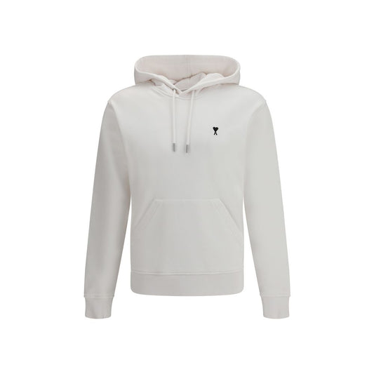 Ami Paris White Cotton Sweatshirt