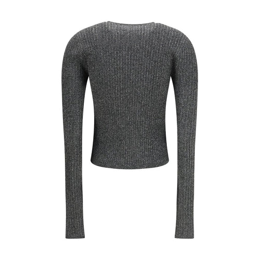 Amiri Black Viscose Cardigan