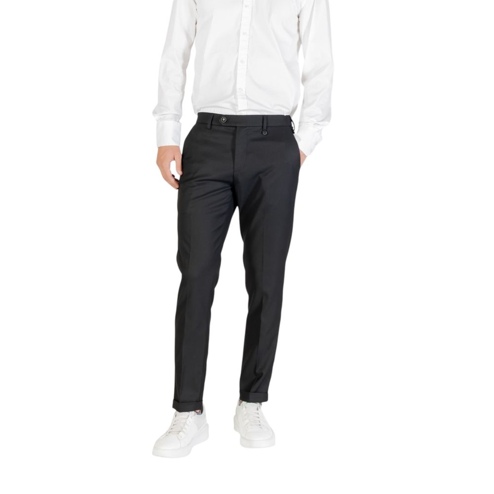 Antony Morato Black Polyester Skinny Pants