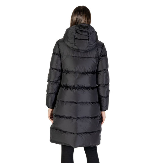Armani Exchange Black Polyamide Coat