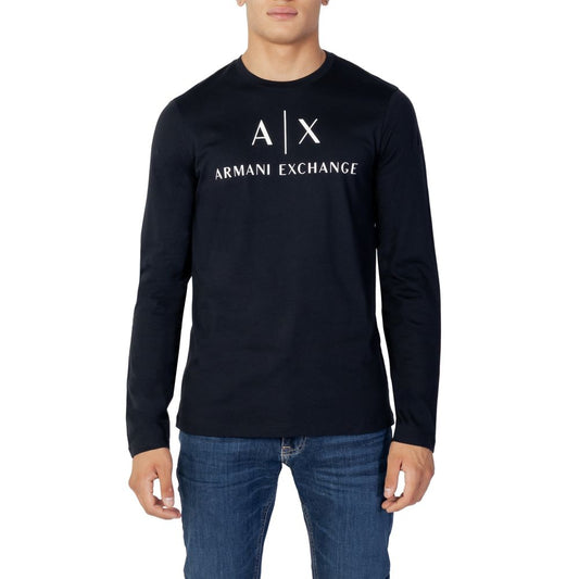 Armani Exchange Blue Cotton Shirt