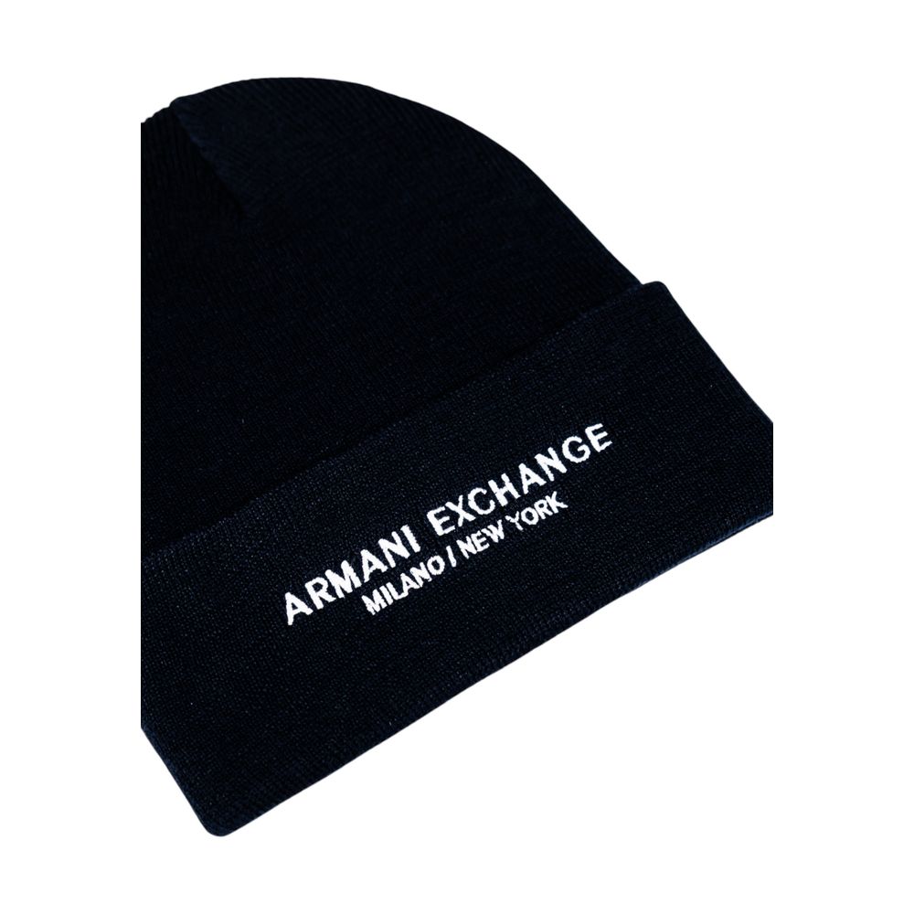 Armani Exchange Blue Polyester Cap Baseball Hat