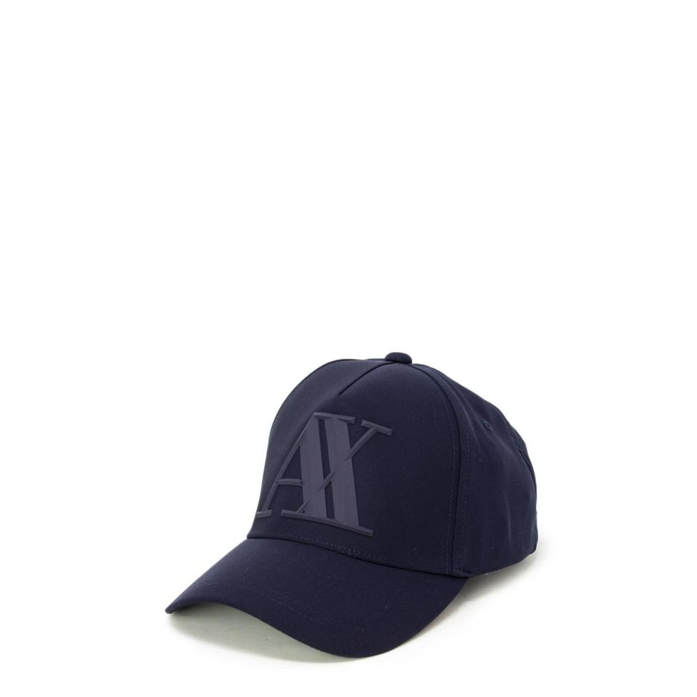 Armani Exchange Blue Polyester Caps Baseball Hat