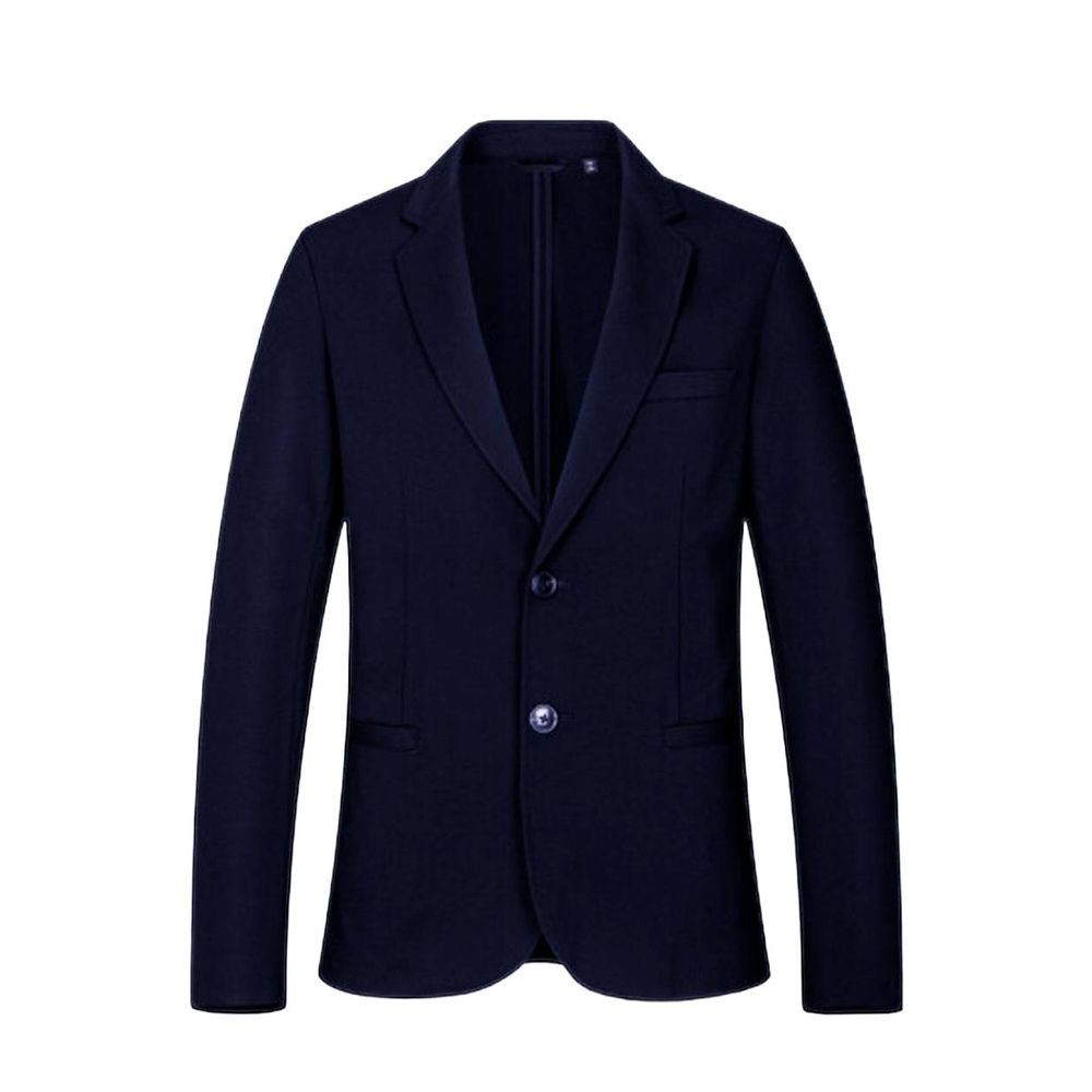 Armani Exchange Blue Viscose Blazer