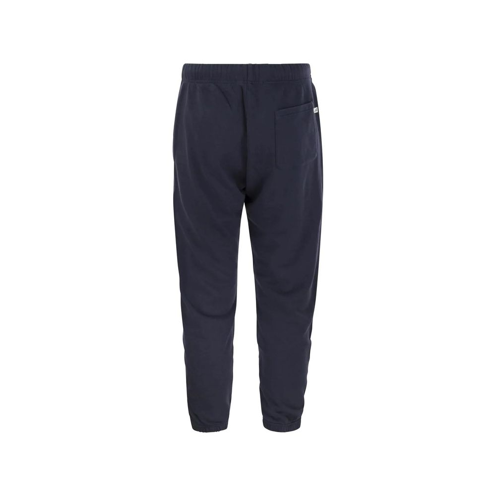 Autry Blue Cotton Joggers Workout Pants