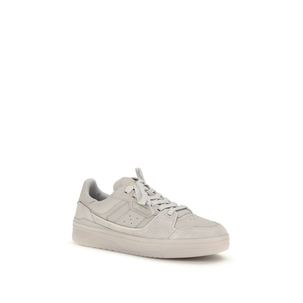 Axel Arigato Gray Calf Leather Bos Taurus Low Top Sneakers