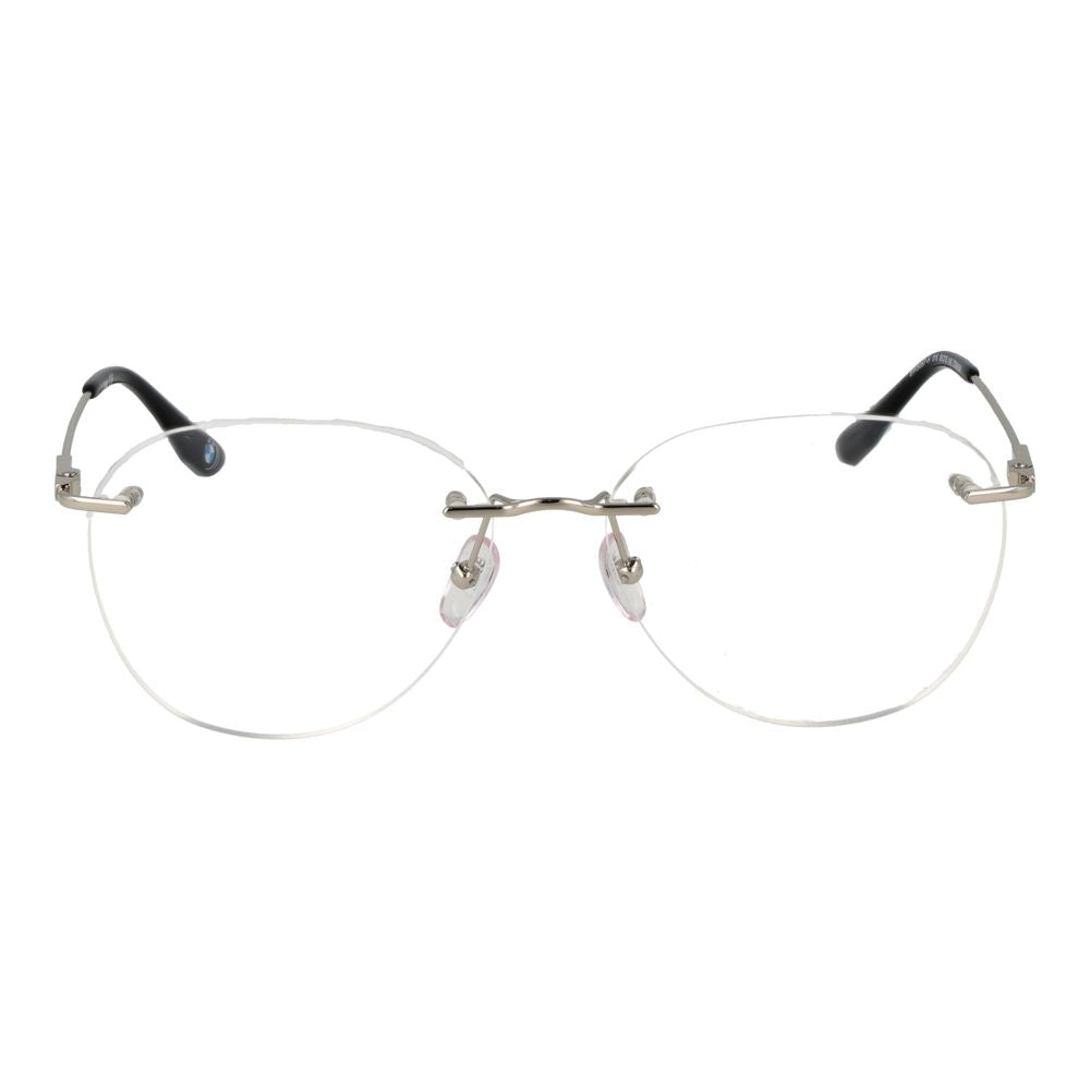 BMW Silver Men Glasses Frame