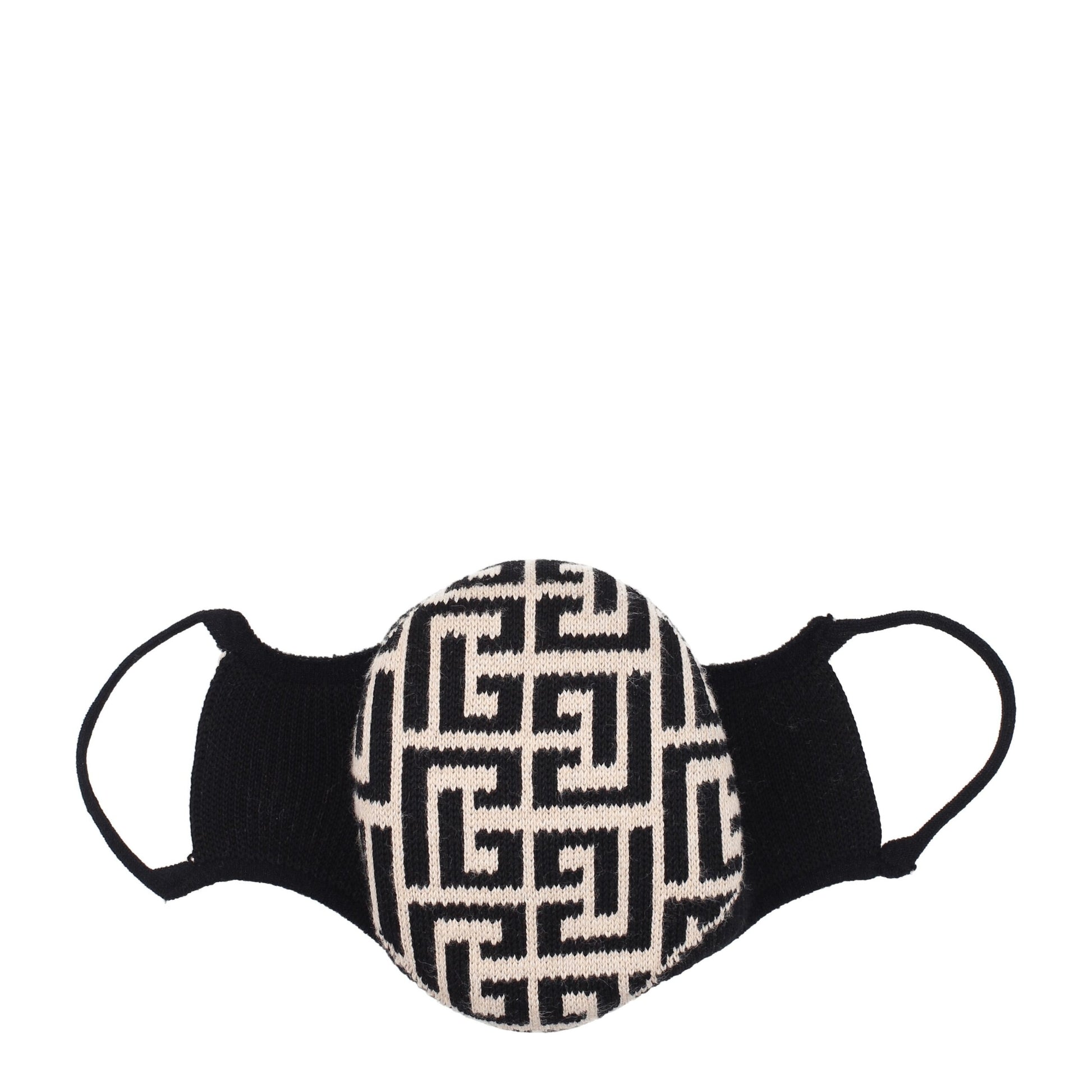 Balmain Beige Cotton Facemasks