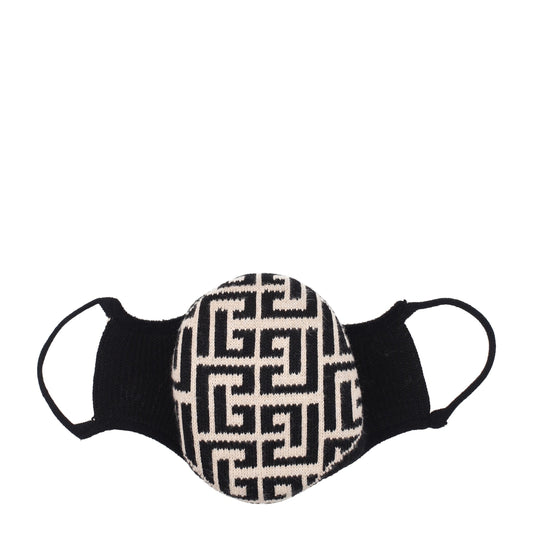 Balmain Beige Cotton Facemasks