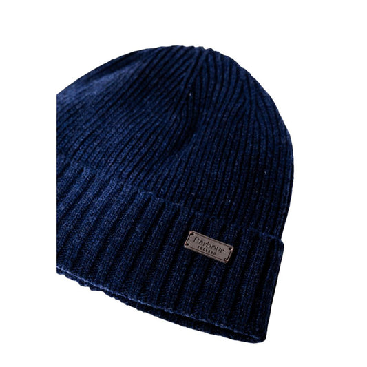 Barbour Blue Wool Cap Baseball Hat