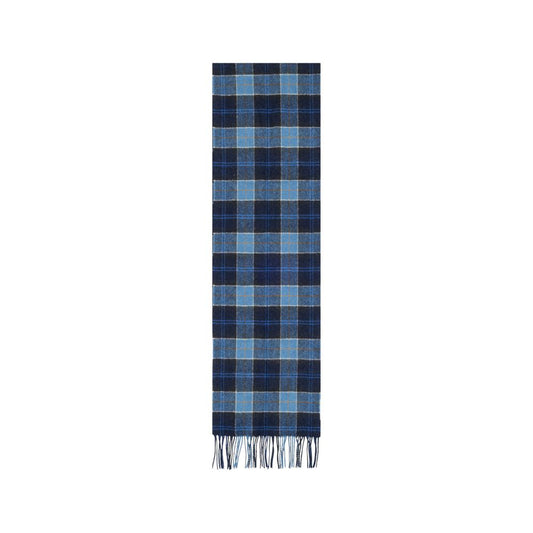 Barbour Blue Wool Scarf