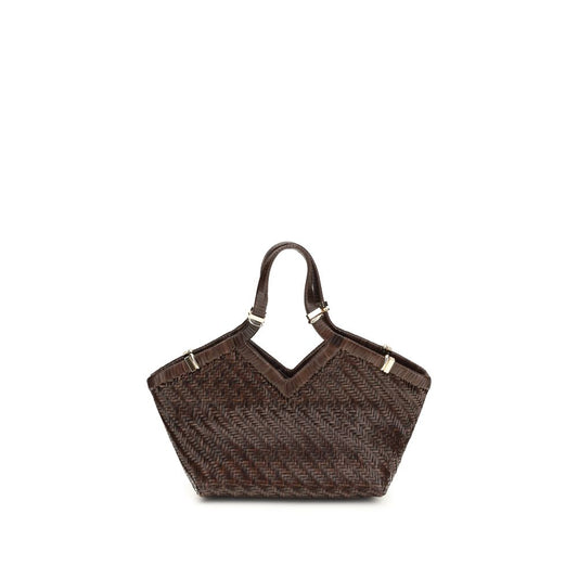 Benedetta Bruzziches Brown Buffalo Leather Handbag