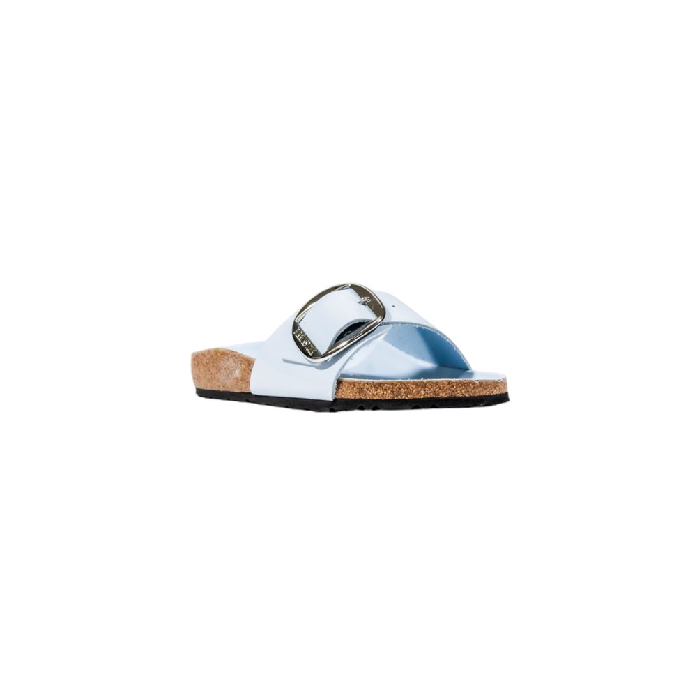 Birkenstock Blue Artificial Leather Flat Sandals