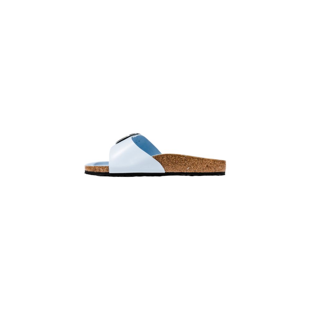 Birkenstock Blue Artificial Leather Flat Sandals