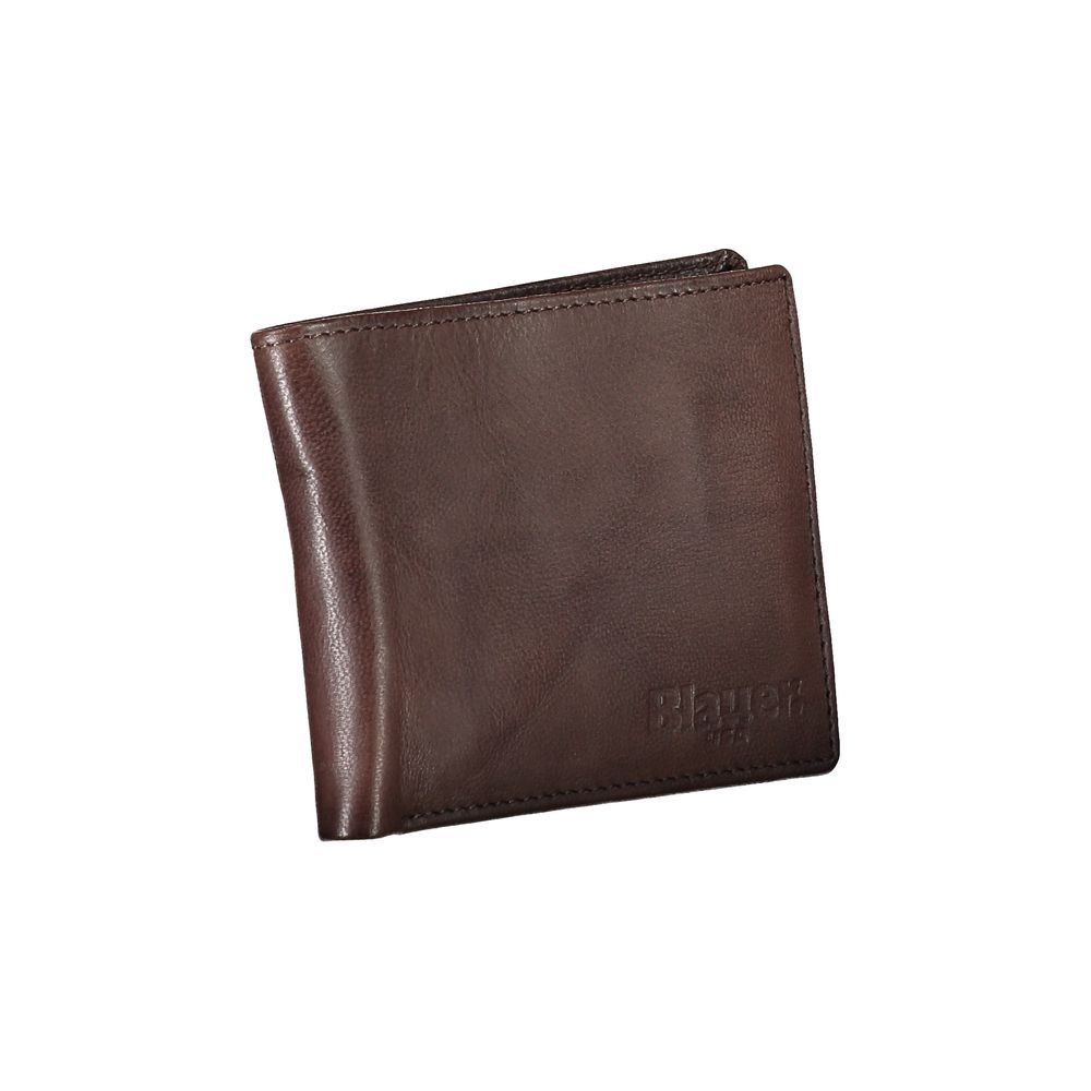 Blauer Elegant Dual Compartment Leather Wallet