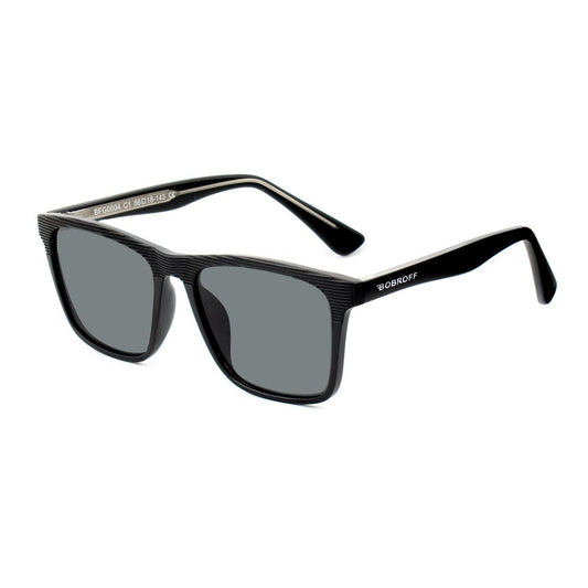 Bobroff Black Acetate Sunglasses