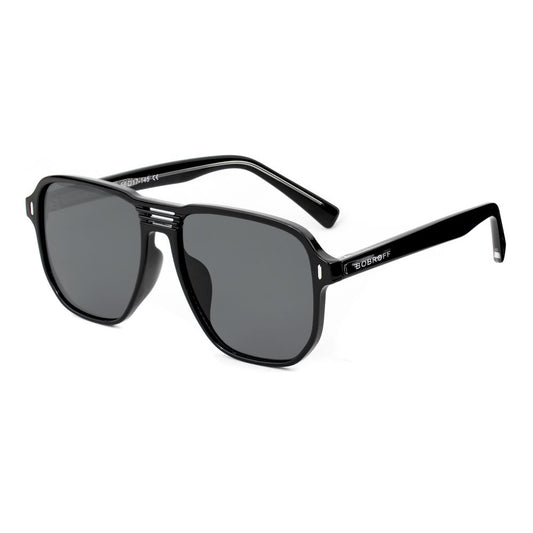 Bobroff Black Acetate Sunglasses