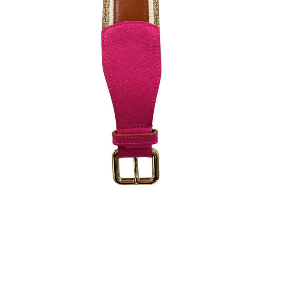 Borbonese Pink Genuine Leather Women Belt