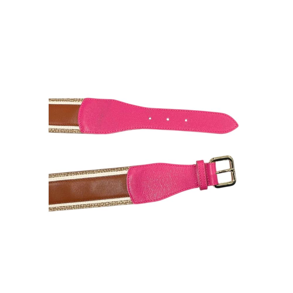 Borbonese Pink Genuine Leather Women Belt