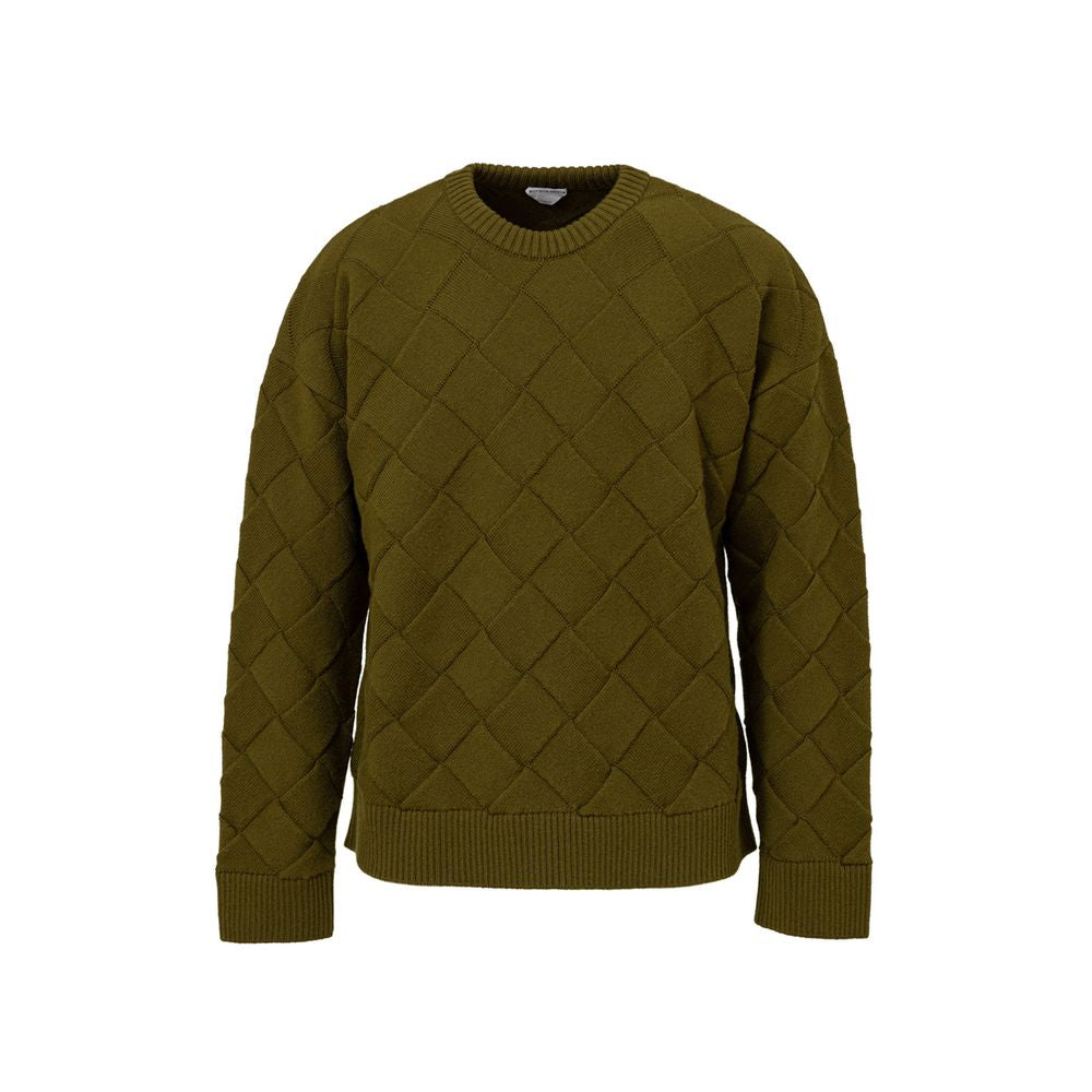 Bottega Veneta Green Wool Sweater