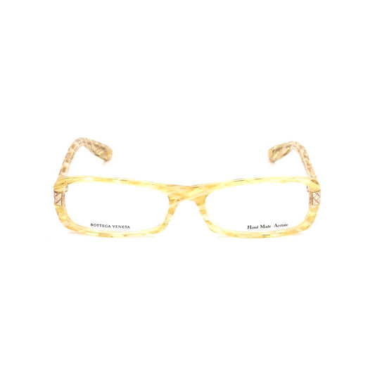 Bottega Veneta Yellow Acetate Frames