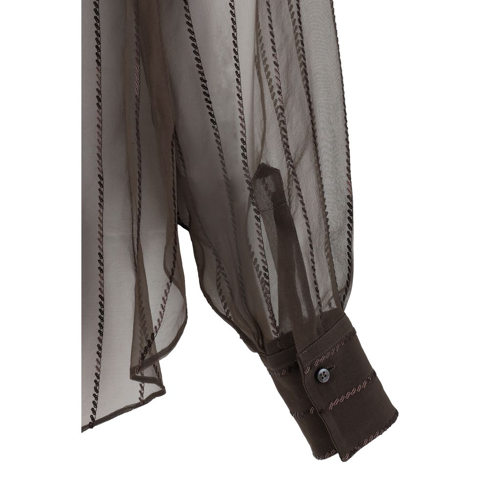 Brunello Cucinelli Silk Shirt