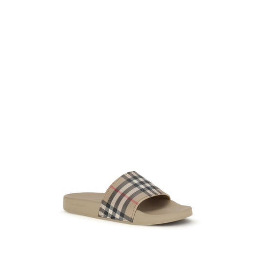 Burberry Beige Rubber Sandals