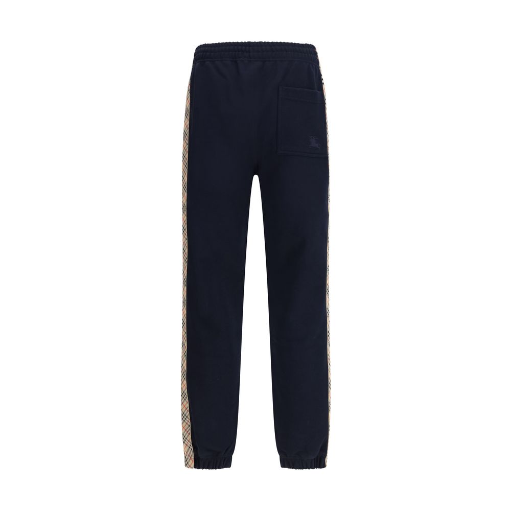 Burberry Blue Cotton Joggers Workout Pants