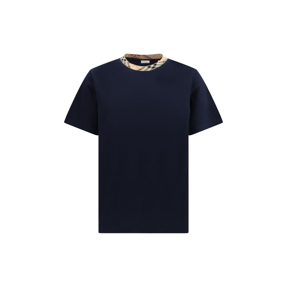 Burberry Blue Cotton T-Shirt