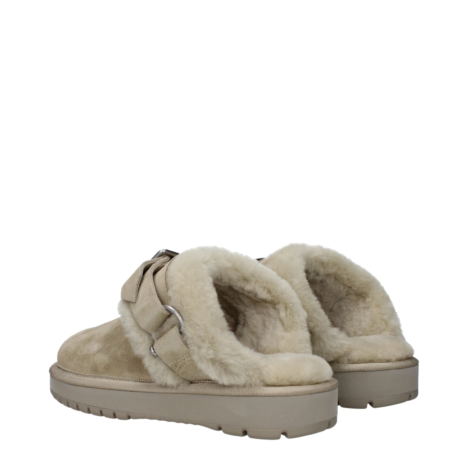 Burberry Green Leather Slipper