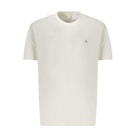 Calvin Klein Bianco Cotton Men T-Shirt
