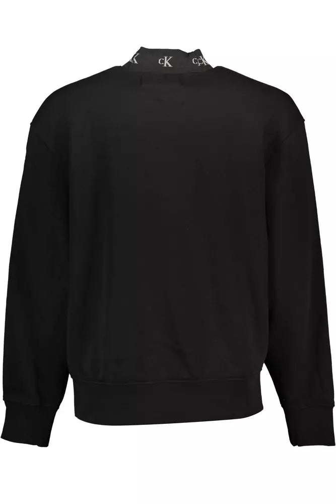 Calvin Klein Black Cotton Men Sweater