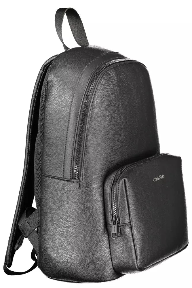 Calvin Klein Black Polyethylene Men Backpack