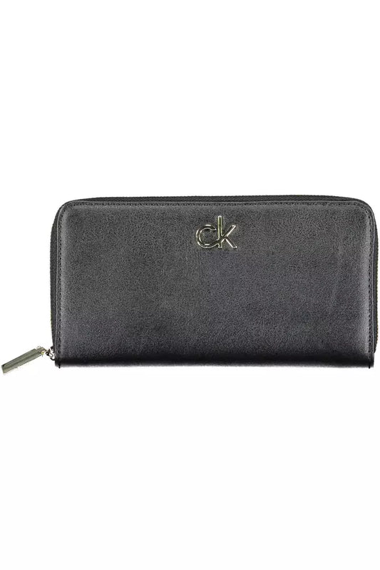 Calvin Klein Black Polyvinylchloride Women Wallet