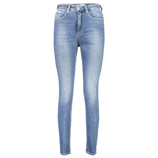 Calvin Klein Blue Cotton Jeans & Pant