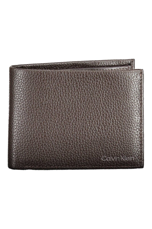 Calvin Klein Brown Leather Men Wallet