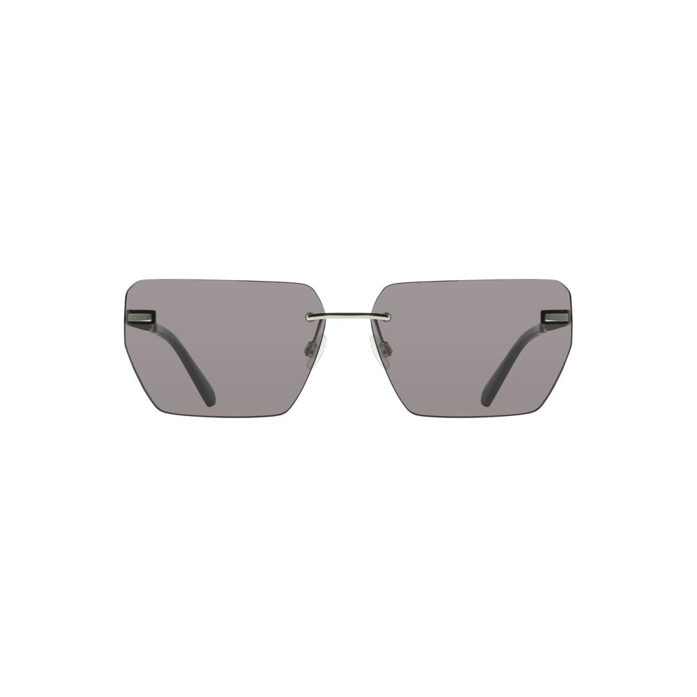 Calvin Klein Gray Metal Men Sunglass