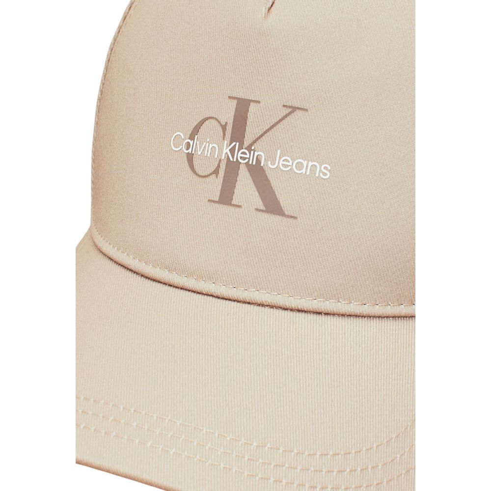 Calvin Klein Jeans Beige Recycled Polyester Hats & Cap