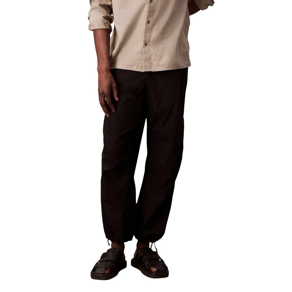 Calvin Klein Jeans Black Cotton Joggers Workout Pants