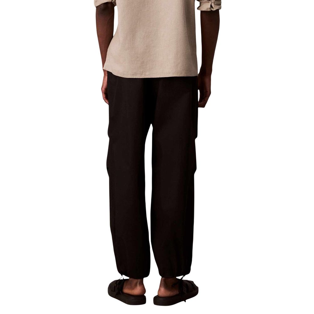 Calvin Klein Jeans Black Cotton Joggers Workout Pants