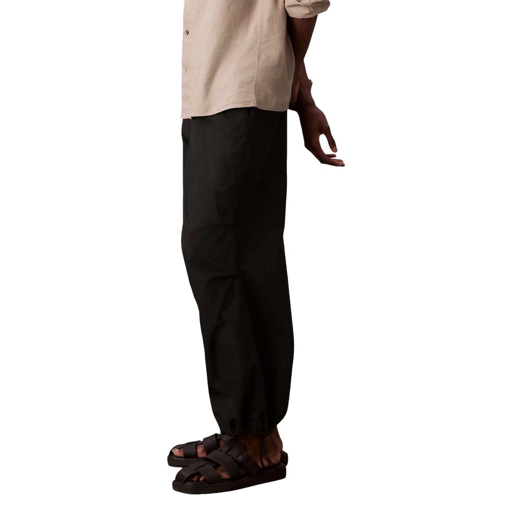 Calvin Klein Jeans Black Cotton Joggers Workout Pants