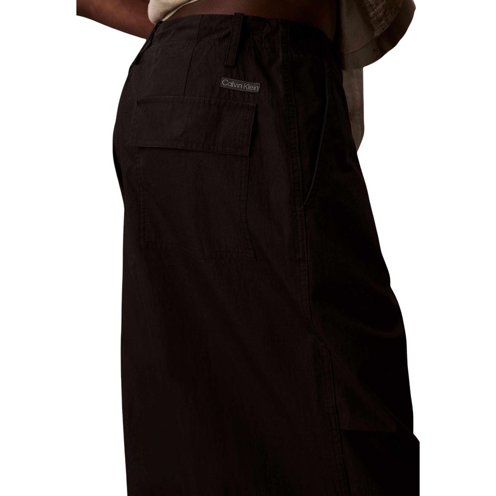 Calvin Klein Jeans Black Cotton Joggers Workout Pants